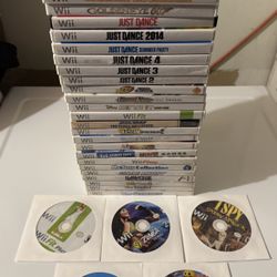 Nintendo Wii games Lot of 32