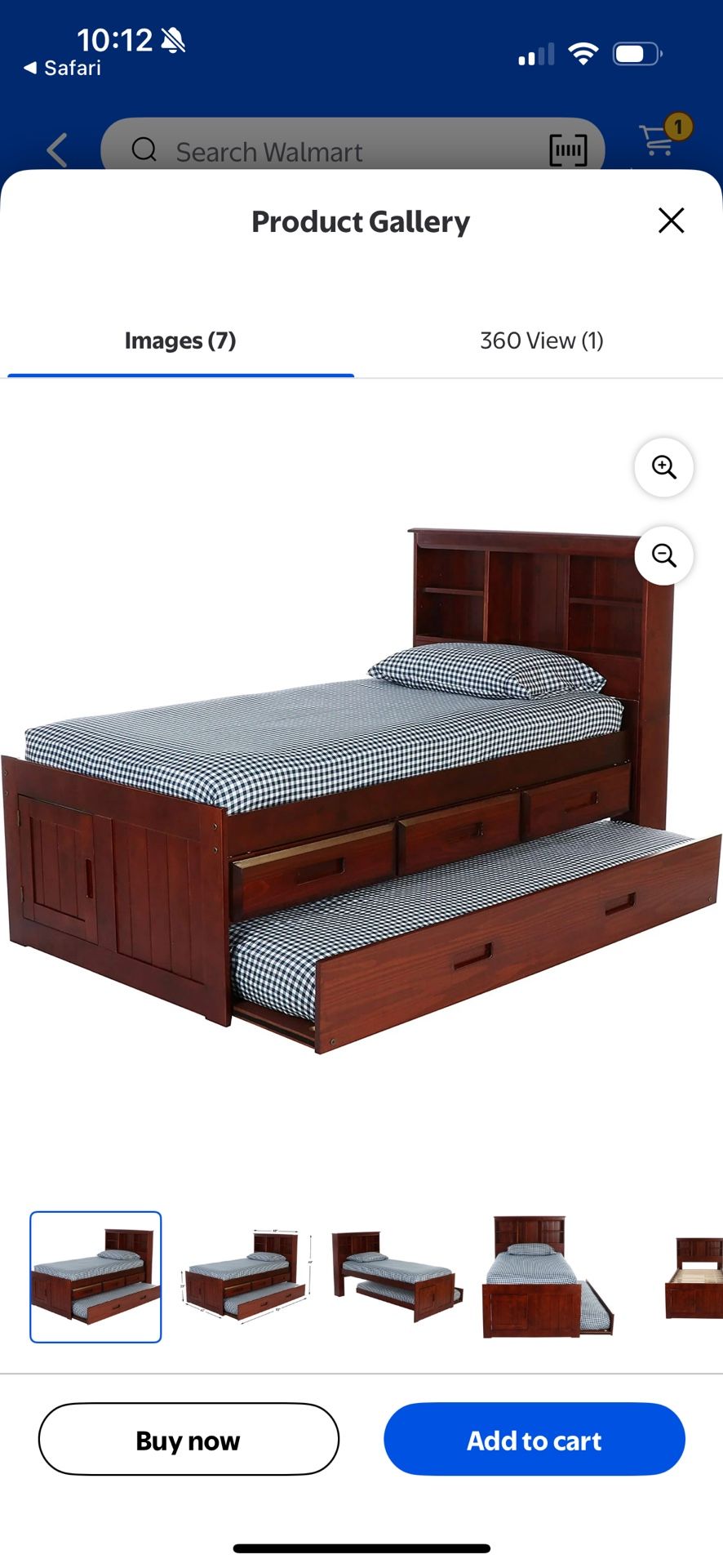 Twin Size Trundle Bed