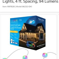 NEW ENBRIGHTEN 150FT PERMANENT OUTDOOR WIFI LIGHTS