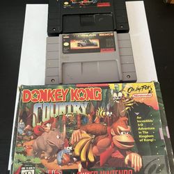 SNES, Super Nintendo, Donkey Kong Country 