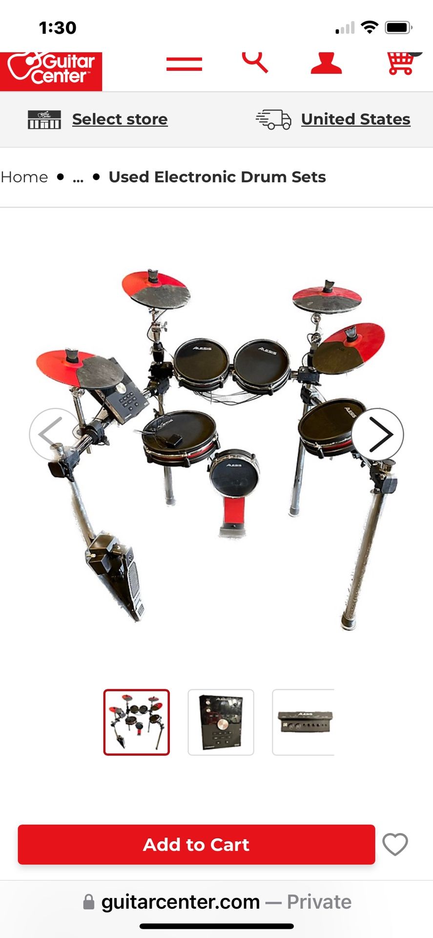 Alesis Command Electric Drum Set