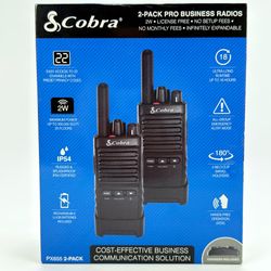 Cobra PX655 Pro Business 2W FRS Two-Way Radios (2-Pack) (0415) New