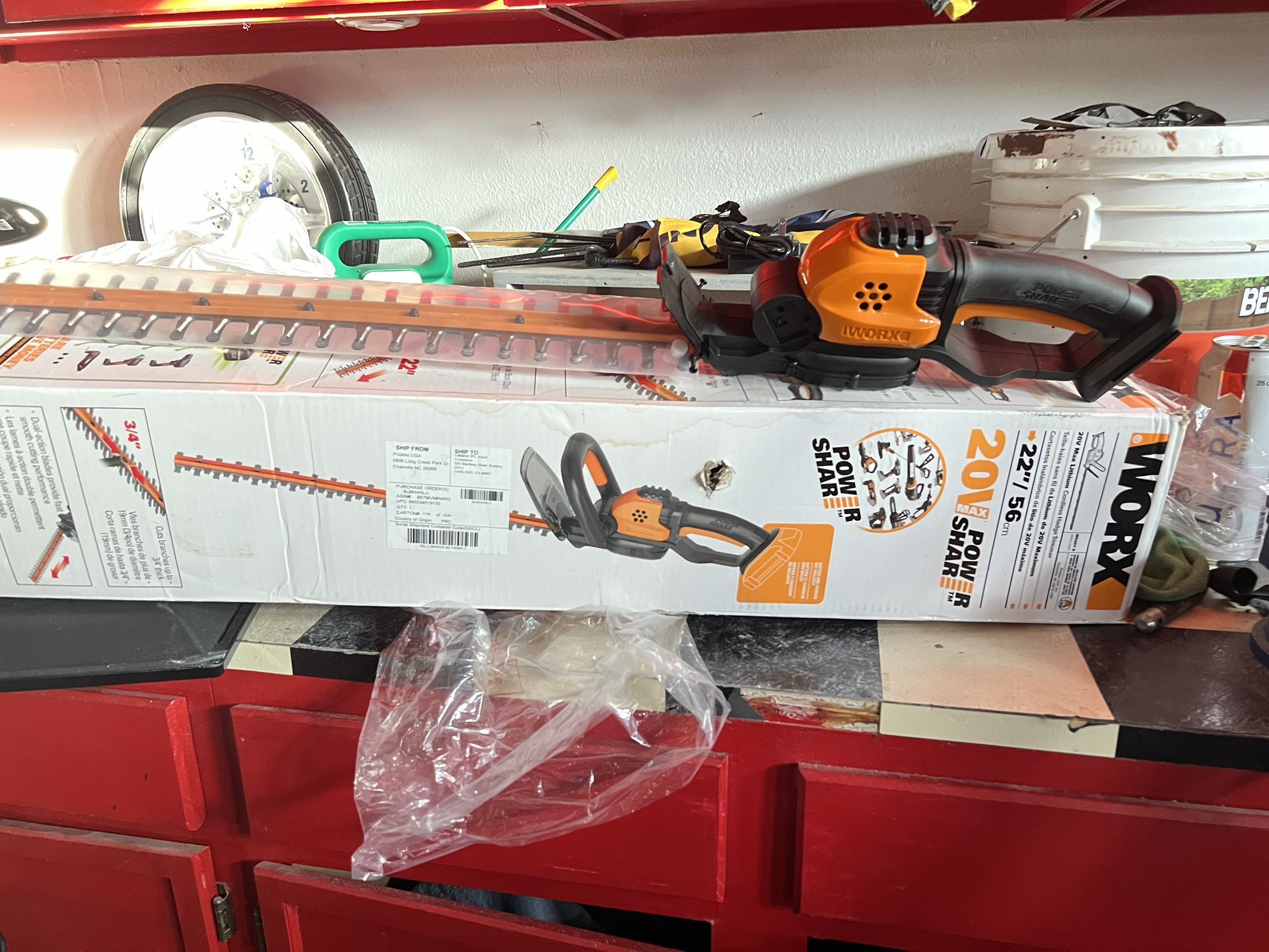 Worx 22 Inch Hedge Trimmer