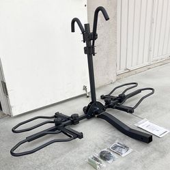 Brand New $115 Heavy-Duty (2 Bike Rack) Wobble Free Tilt Electric Bicycle Carrier 160 lbs Max, 2” Hitch 