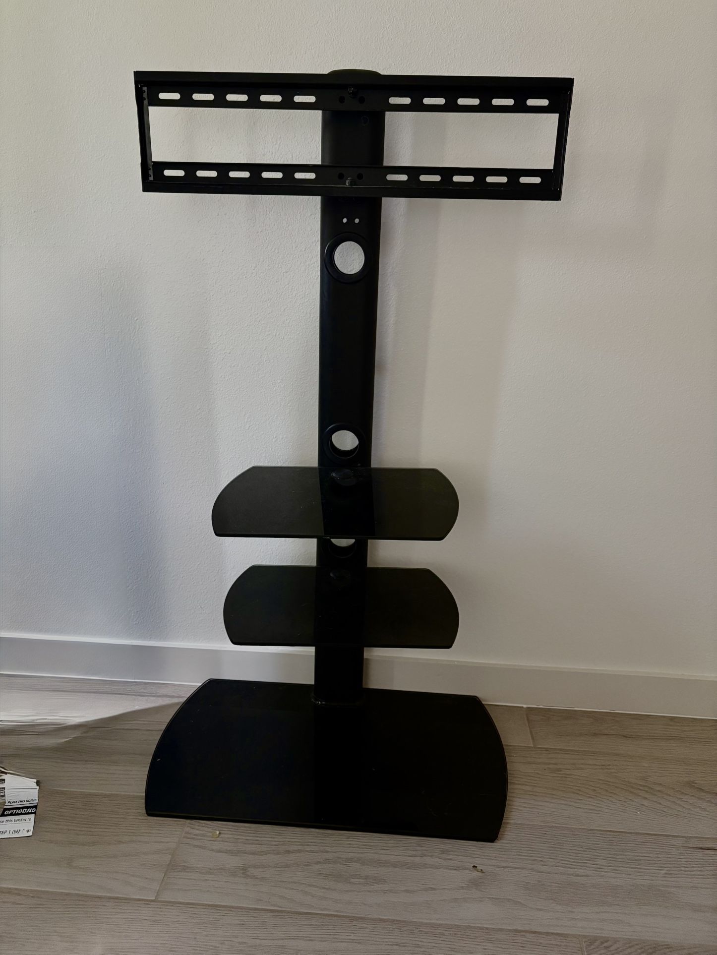 Standing Tv Mount With Shelves