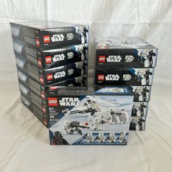 12 Sealed Lego Star Wars Snowtrooper Battle Packs