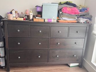 IKEA Hemnes 8-Drawer Dresser Dark Brown