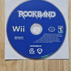 Rock Band Nintendo Wii Video Game Disc Only Rockband
