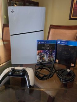 Like new PS5 with controller and 2 games