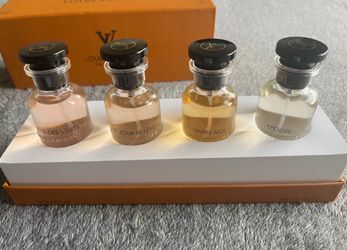 Louis Vuitton Eau de Parfum set 4 mini bottles 30ml each (also I have receipt)