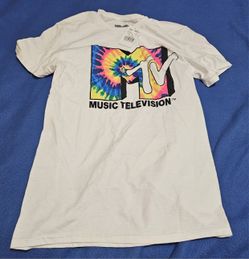 Brand New MTV Tie Dye Blast Logo T-shirt, Men's Small