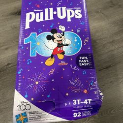 Huggies Pull Ups Size 3T-4T, 92 Count 