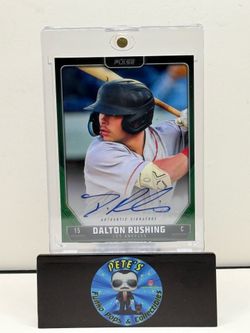 2024 Pulse Baseball Dalton Rushing On Card Auto #A-DRU LA DODGERS ROOKIE 8/25
