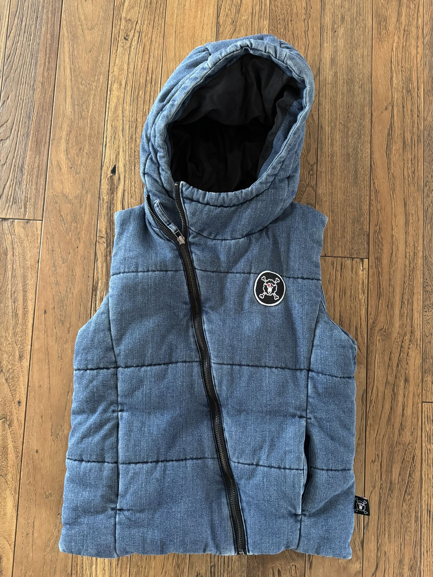 Nununu Unisex Denim Puffer Vest 8 9yr
