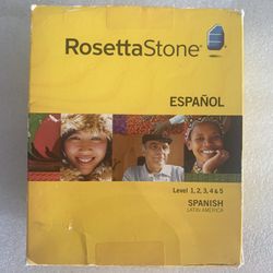Rosetta Stone Spanish Latin America Version 3 Learning Set 