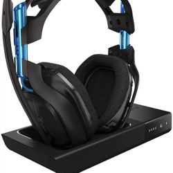 ASTRO Gaming A50 Wireless Dolby Gaming Headset for PlayStation 5, PlayStation 4, Xbox & PC - Black/Blue