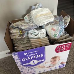 Size 1 Diapers And Clothes