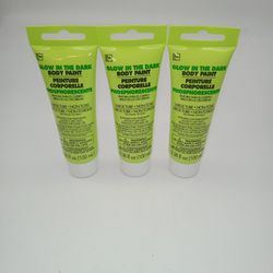 Glow In The Dark. Body Paint 