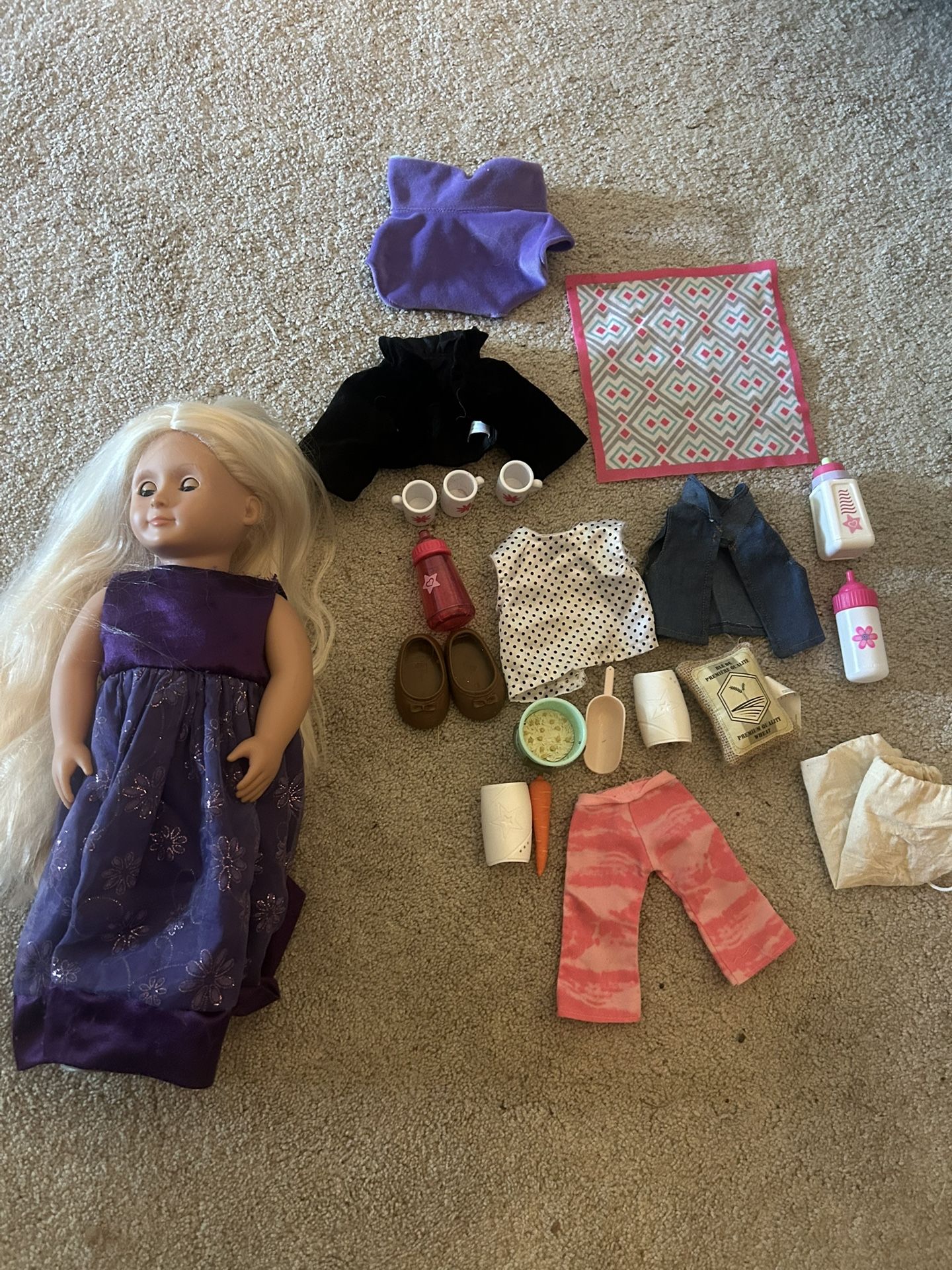 Our Generation doll Includes American Girl Accessories 