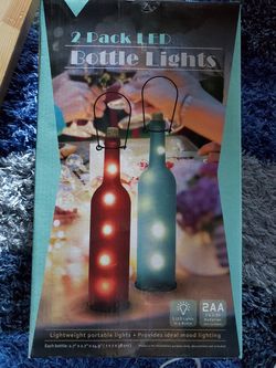 2 pack LED Bottle Lights Home decoration patio party