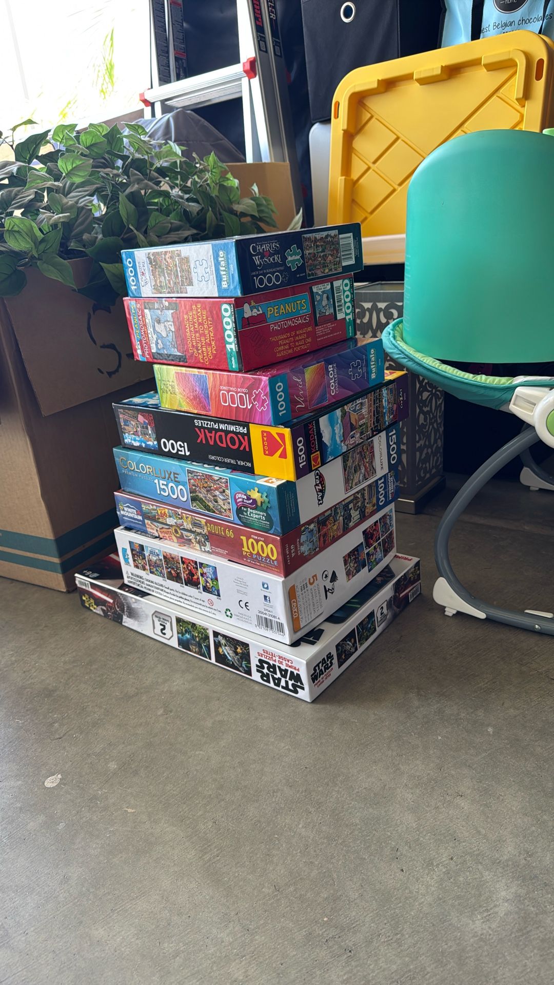 Puzzle Bundle -8 Puzzles Like New
