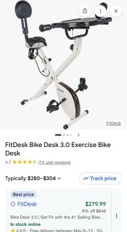 DeskFit Bike and stepper