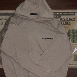 Essentials dark oatmeal hoodie
