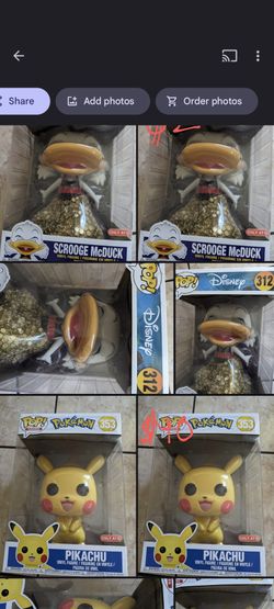 Scrooge McDuck and Pikachu - 10 inch Funko Pop Target Exclusive