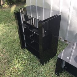 Glass Entertainment Center 