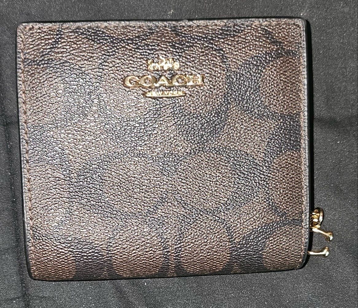 Brown coach wallet
