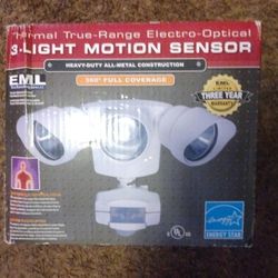 3 Light Motion Detector Security Light Outdoors 