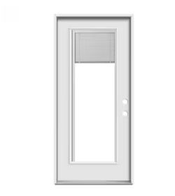 New JELD-WEN 36 W x 80 H Front Door Blinds Included