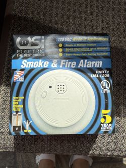 New-Smoke & Fire Alarm