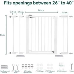 Babelio Basics General baby Gate/White-Color