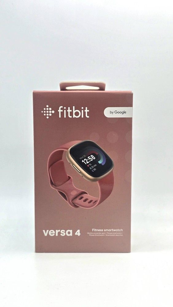 New FitBit Versa 4 smartwatch color: Copper Rose aluminum 