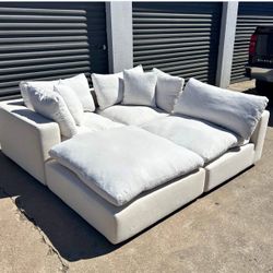 Beige Modular “Modway” Sectional Cloud 4pc.