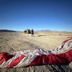 Paraglider And Harness. Matrix XL Wing. Sup Air Pilots Harness Large