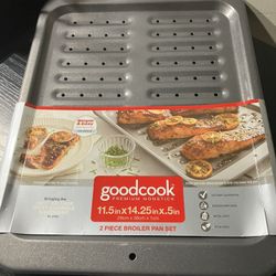 Goodcook 2 Piece Broiler Pan Set