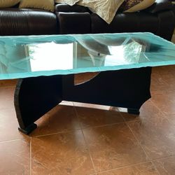 Coffee Table & Side Table Heavy Solid Rod iron