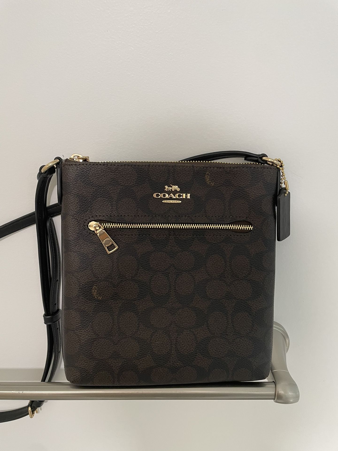 Coach Signature Rowan File Crossbody Purse