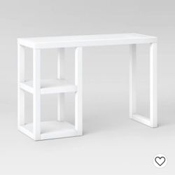 Carson Wood Writing Desk with Storage White - Threshold™