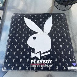 vintage playboy chess and checker set 