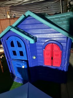 Blue play house