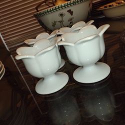 4 Ceramic Dessert Cups