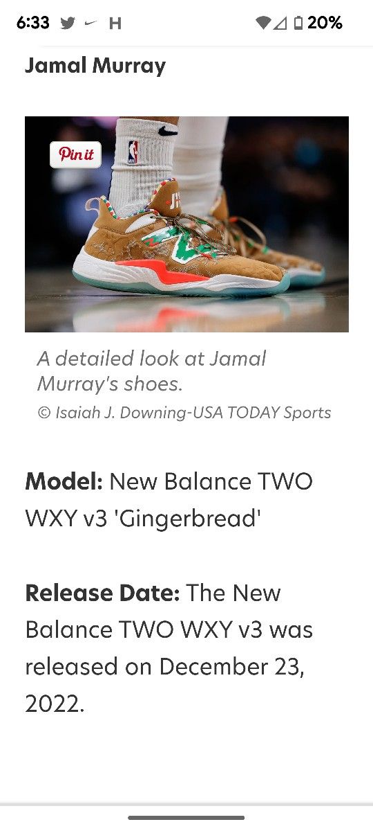 New Balance Denver Nuggets Jamal Murray