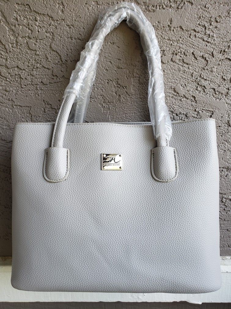 GRAY JESSICA MOORE PURSE