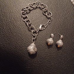Bracelet with Earrings 