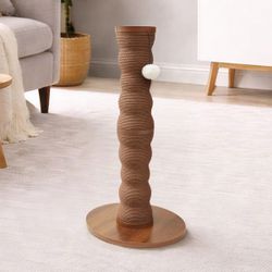 NEW Friends Forever Wave Cat Scratcher, 28" Dimensions: L 15'' × W 12.6'' ×H 28"