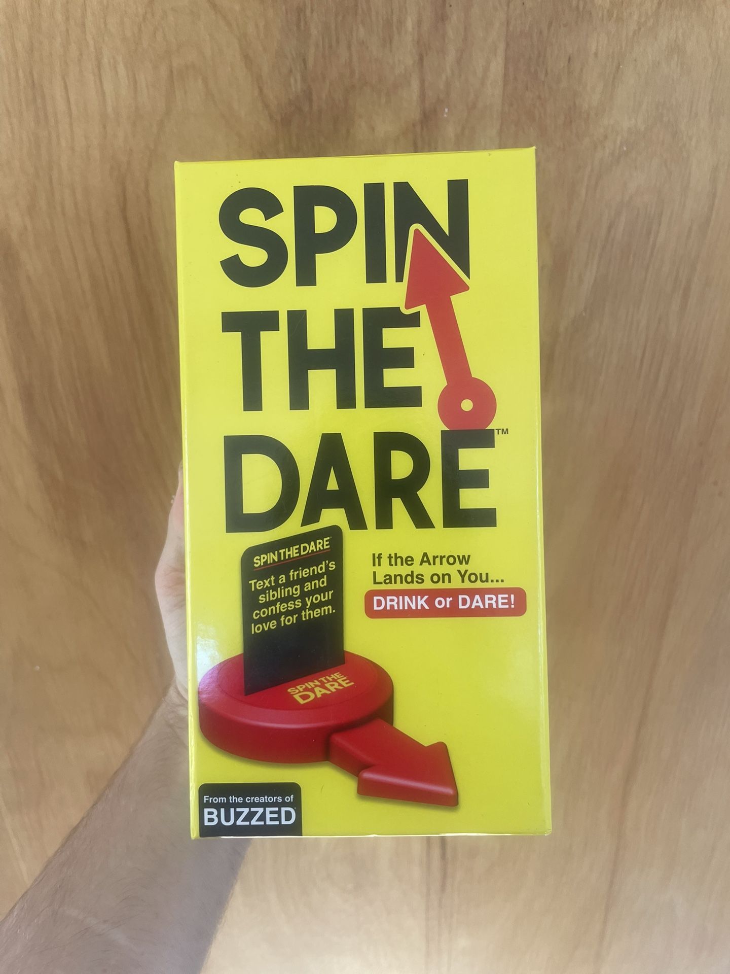 Spin The Dare Card game