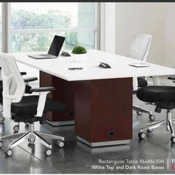 Table With Charging Ports 